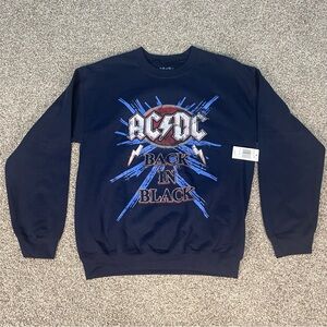AC/DC Back In Black Graphic Men's Sweatshirt